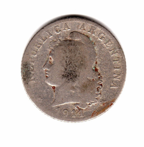 Moneda Argentina 20 Centavos 1911 Niquel 0
