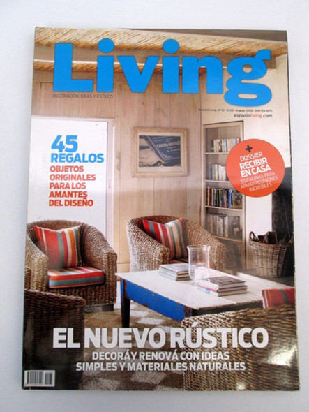 Revista Living 63 Especial Regalos Estilo Rustico Boedo Caba 0