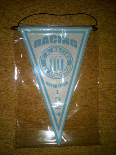 Banderin Paño 37cm Racing De Cordoba Modelo 23 0
