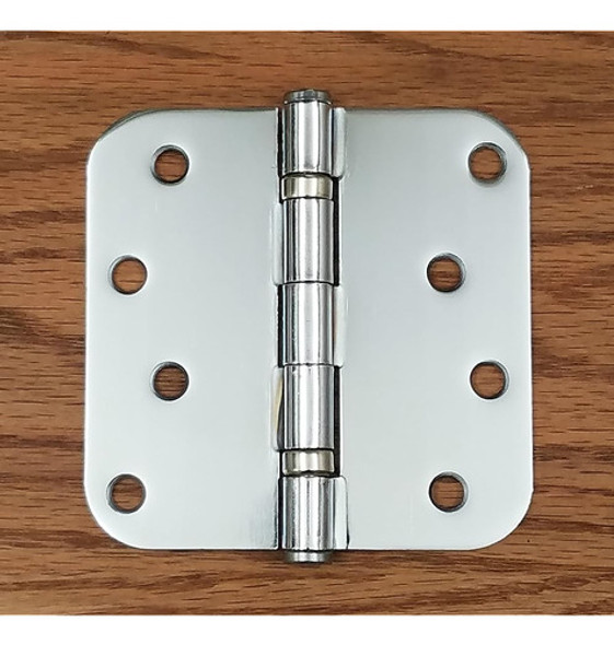 Bisagra De Salida De Puerta De Cromo Pulido De 4 Pulgadas Co 1