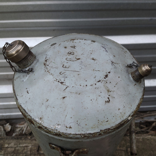 Alcuza Tacho Bidon Antiguo Metalico Segba 20 Lt. 1