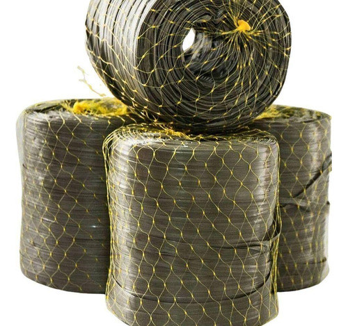 Kit 6 Fitilho Plástico Amarilho Embalagem 1000 Metros Cada 0