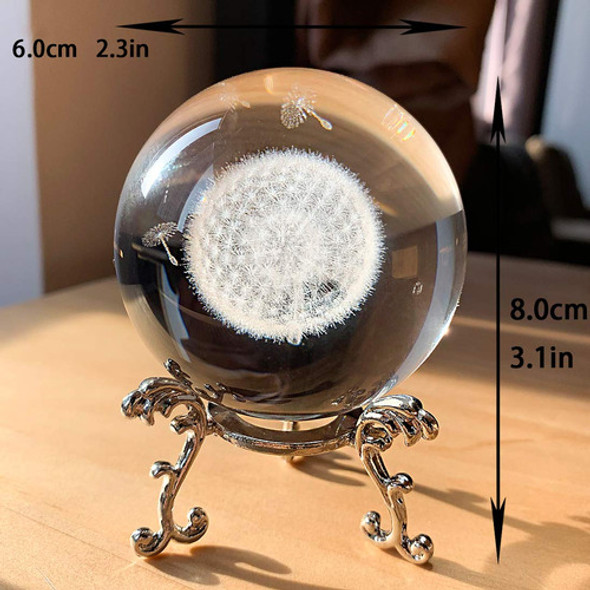 Esfera De Cristal 3d Grabado Con Laser, Pisapapeles - D.leon 1