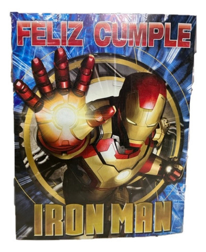 Póster Cartel Cumpleaños - Iron Man 0