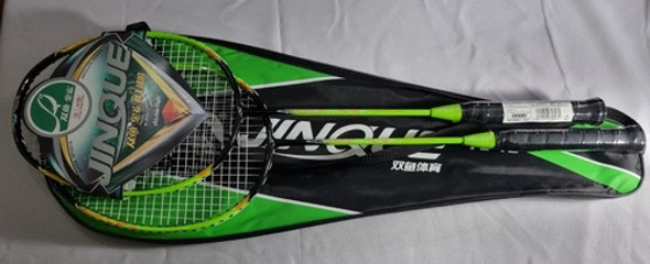2 Raquetas Badminton Con Estuche Double Fish Jinque 0 2 Raquetas Badminton Con Estuche Double Fish Jinque 0