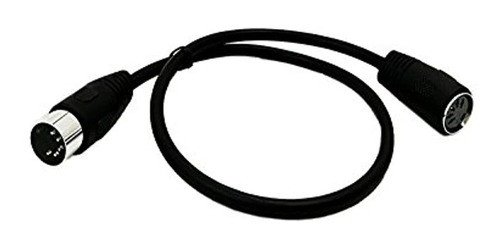 Sinloon 20 Pulgadas Midi Extensión Cablemidi 5pin Din Macho 0