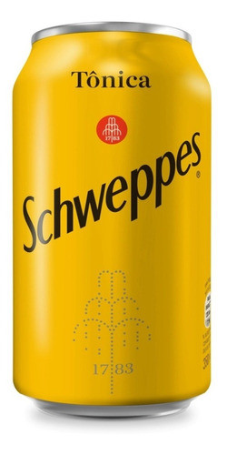 Atacado C/18 Água Tônica Schweppes Original Lata 350ml 0