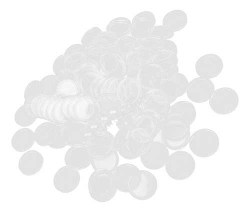 Capsules De Moeda Redonda 100 Peças 20mm Proteger Porta-moed 0