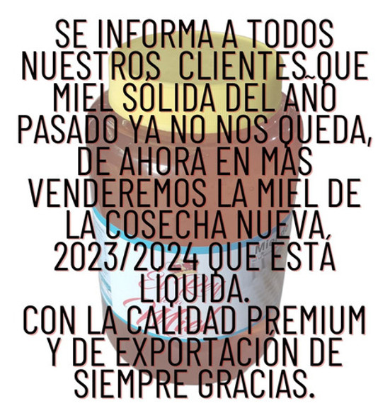 Miel Pura  En Balde X 5 Kilos 1