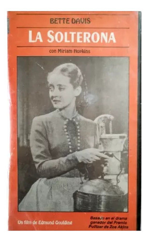 La Solterona Bette Davis Vhs Original 0