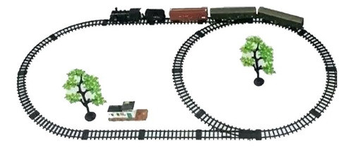 Rail King Set De Tren A Pilas 4 Vagones 156x78cm - 19031-2 1