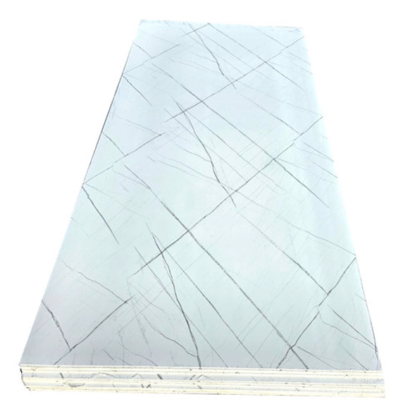 Revestimiento Mármol Sintético Color Blanco 3m² Harsen® 1