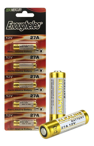 Combo X50 Pila Enoughelec 27a 12v Alarma Febo 0