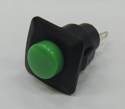 Pulsador Normal Abierto Verde - Taiwan - Pack X 5 Unidades 0