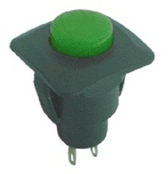 Pulsador Normal Abierto Verde - Taiwan - Pack X 5 Unidades 1