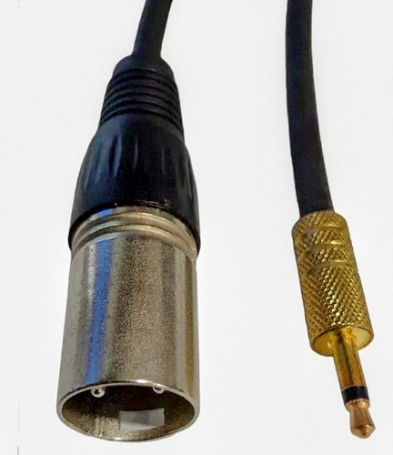 Cable Adaptador Xlr Canon Macho A Mini Plug Mono 3 Mts 0