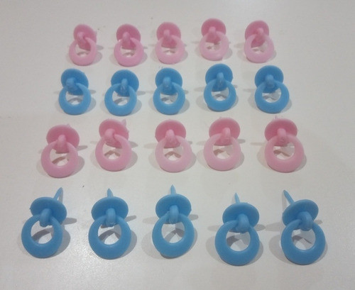 20 Chupetes Chicos De Plástico Para Muñecos 0