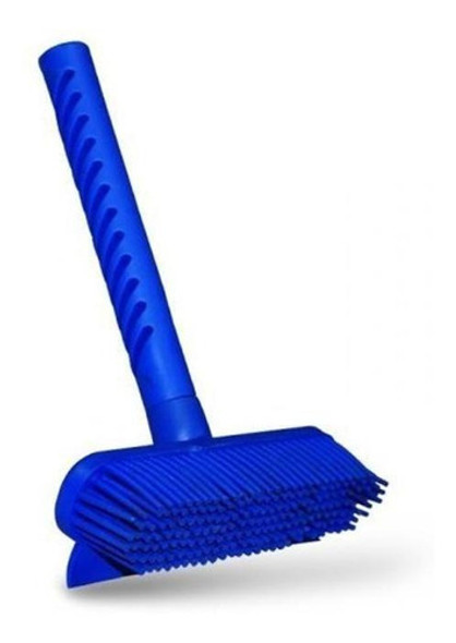 Maxi Rodo 15 Cm Azul Com Cabo 2 Em 1 Mxr15az - Bralimpia 0