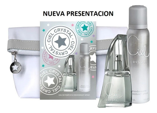 Perfume Mujer Ciel Crystal + Deo + Neceser Pack Estuche 0