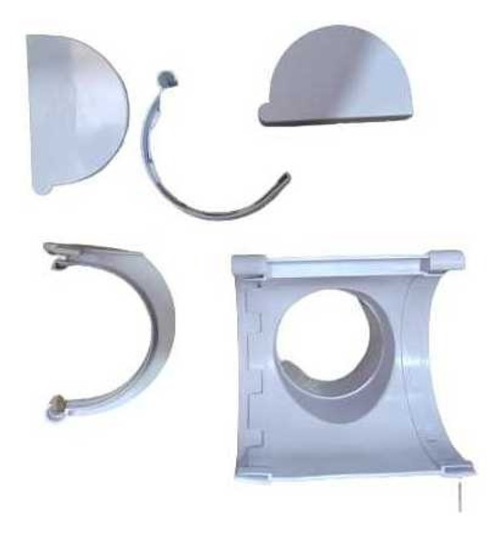 Kit Canaleta Pvc Para Desagüe Kit Completo 3m Fácil Colocaci 1