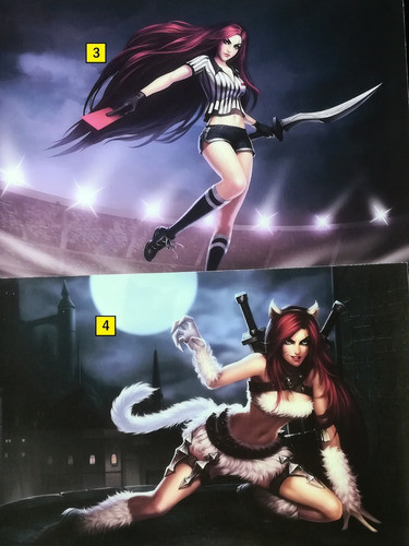 Posters A3 29x42cm League Of Legends / Katarina Niponmania 1