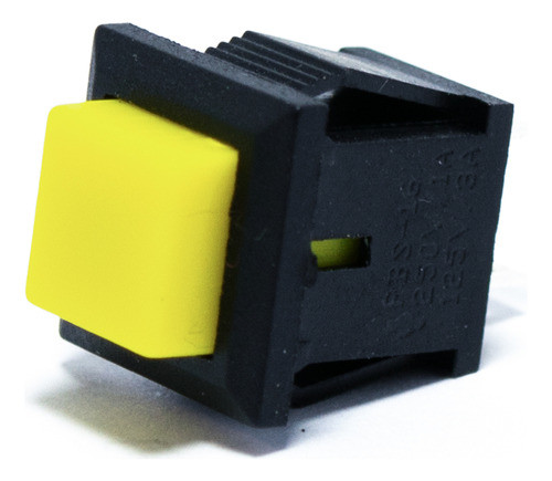 Pulsador Normal Abierto 14x14mm 1a 250v Amarillo 0