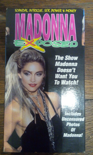 Madonna. Exposed. Vhs Importado Usa 0