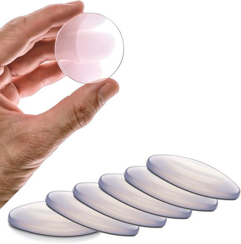 Juego De Topes De Manija De Puerta De Pared Autoadhesivo 6u. 0