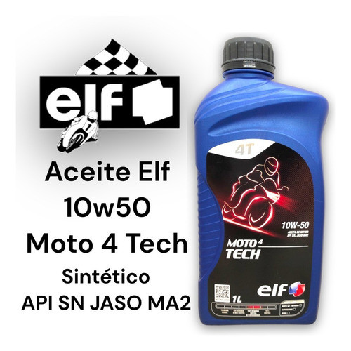Kit Filtros Bajaj Rouser 200 + 2l Aceite Elf 10w50 Sintetico 1