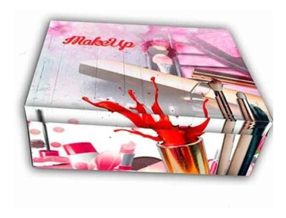 Make Up Caja De Maquillaje Con Divisiones (6 Divisiones) 1 Make Up Caja De Maquillaje Con Divisiones (6 Divisiones) 1