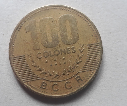 Moneda De Costa Rica 100 Colones Año 1997 Leer 0