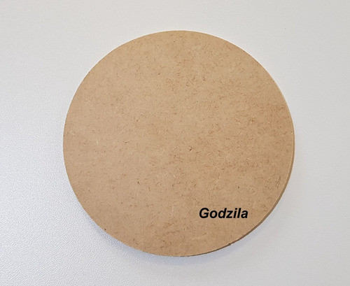 10 Placas Redondas Em Mdf Cru 3mm Espessura 50cm De Diâmetro 0