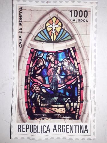 Tarjeta Casa De Moneda, Decada Del 80 0