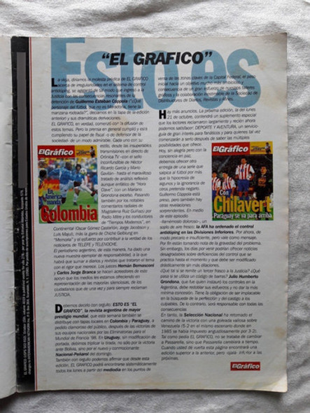 El Gráfico Nº 4019 Año 1996 Boca No Banca A Bilardo - River 1