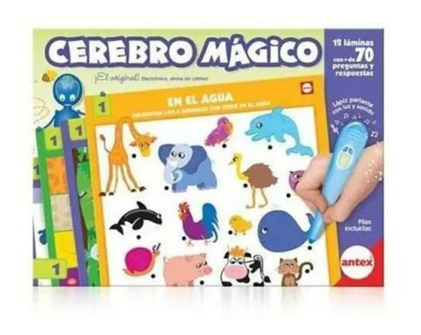 Cerebro Mágico Libro Didactico Con Lapiz Electrónico - N1 1 Cerebro Mágico Libro Didactico Con Lapiz Electrónico - N1 1