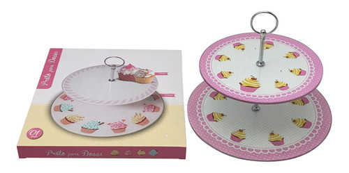 Soporte Para Cupcakes, De Vidrio, En Caja, Varios Diseños 1