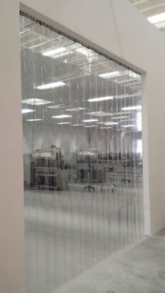 Cortina Banda Frigorífica Pvc Transparente 200mm X 30mts 1