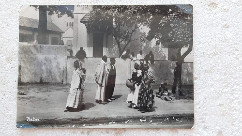 Foto Postal Antigua Mujeres En Dakar  #10 0