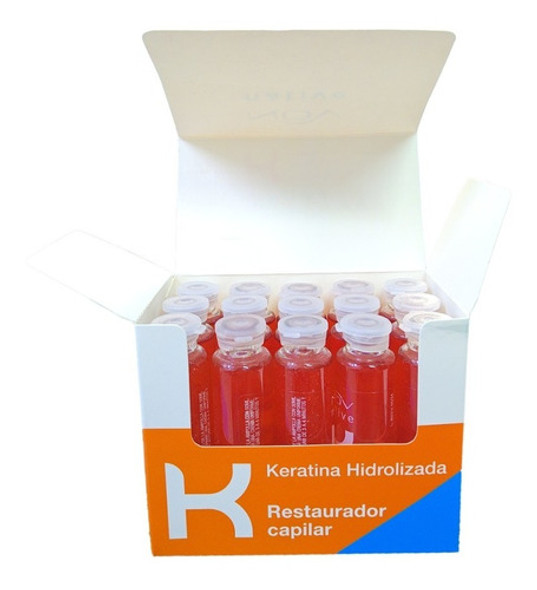 Caja Ampollas Keratina Hidrolizada Nov Nativex 15ml X 15 Uni 1