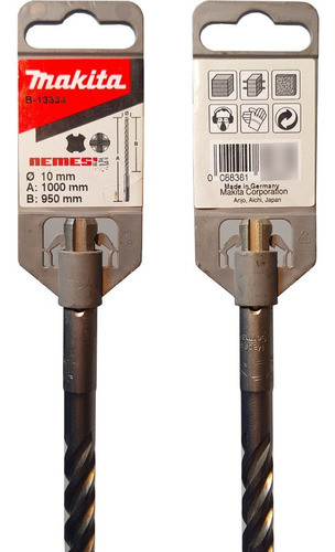 Mecha Sds Plus Makita B-13334 10mm 1000 Nemesis Alemana Mkb 1
