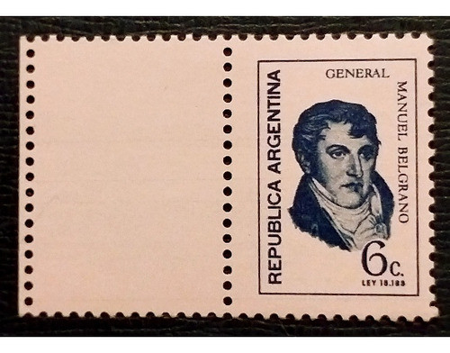 1970 Próceres Y Riqu. Iii. Gral. Belgrano Compl Izqui. Mint 0