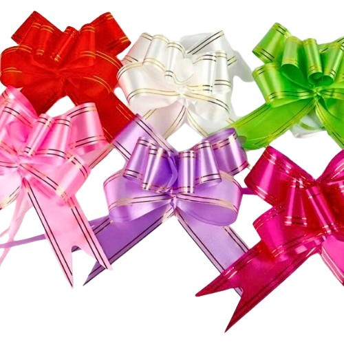 Kit 100 Laço Mágico Pronto 5cm X 76cm Escolher As Cores 0