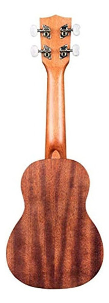 Kala Ka-15s Ukelele Soprano De Caoba Satinado Con Bolsa, Cor 1