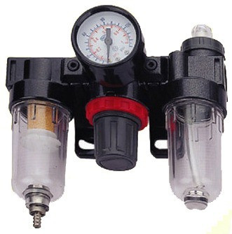 Regulador De Presion - Filtro Agua Y Aceite C/ Lubricador E. 0
