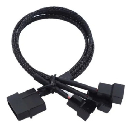 Cabo Sleeved Multi Fan Molex P/3 Coolers 3 Ou 4 Pinos 27 Cm 0
