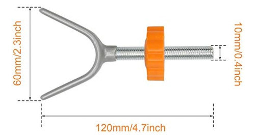 Wiwaplex Varilla De Husillo Roscada Para Puerta Paquete De 2 1