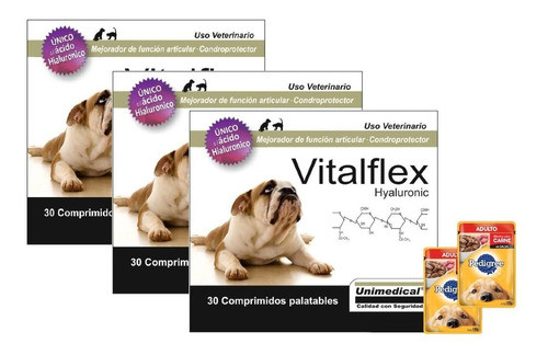 Vitalflex 90 Comprimidos (3 Cajas)+ Salsas+ Envío 0