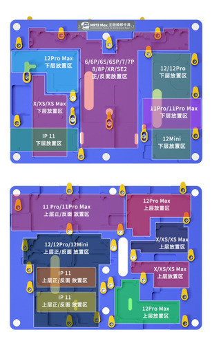 Soporte De Placa Pcb Para iPhone Mr12 Max Mechanic 6 Al 12pm 1