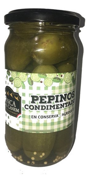 Pepinos Agridulce Finca Cave Canem Gourmet Mendoza 0