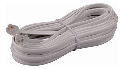 Cable De Linea Modular Audiovox Tp243whn 25 Pies Color Blan 0